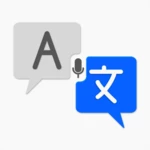 all language-voice translation android application logo